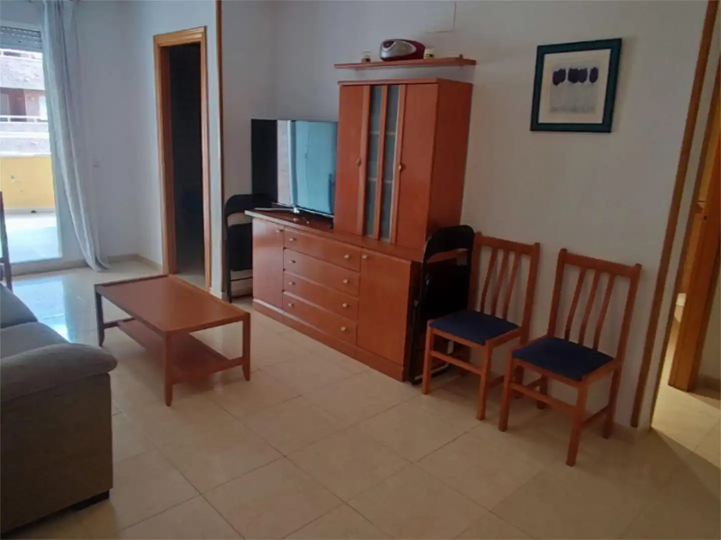 Piso en venta en Carrer Amplaries, 13, Acapulco Sala de estar de Piso en venta en Oropesa del Mar / Orpesa con Aire acondicionado, Calefacción y Jardín privado