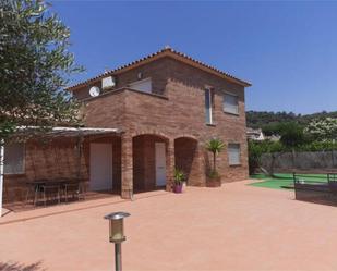 Exterior view of Single-family semi-detached for sale in Caldes de Montbui  with Heating, Private garden and Terrace