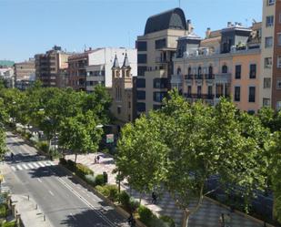 Exterior view of Flat for sale in  Zaragoza Capital  with Air Conditioner, Heating and Parquet flooring