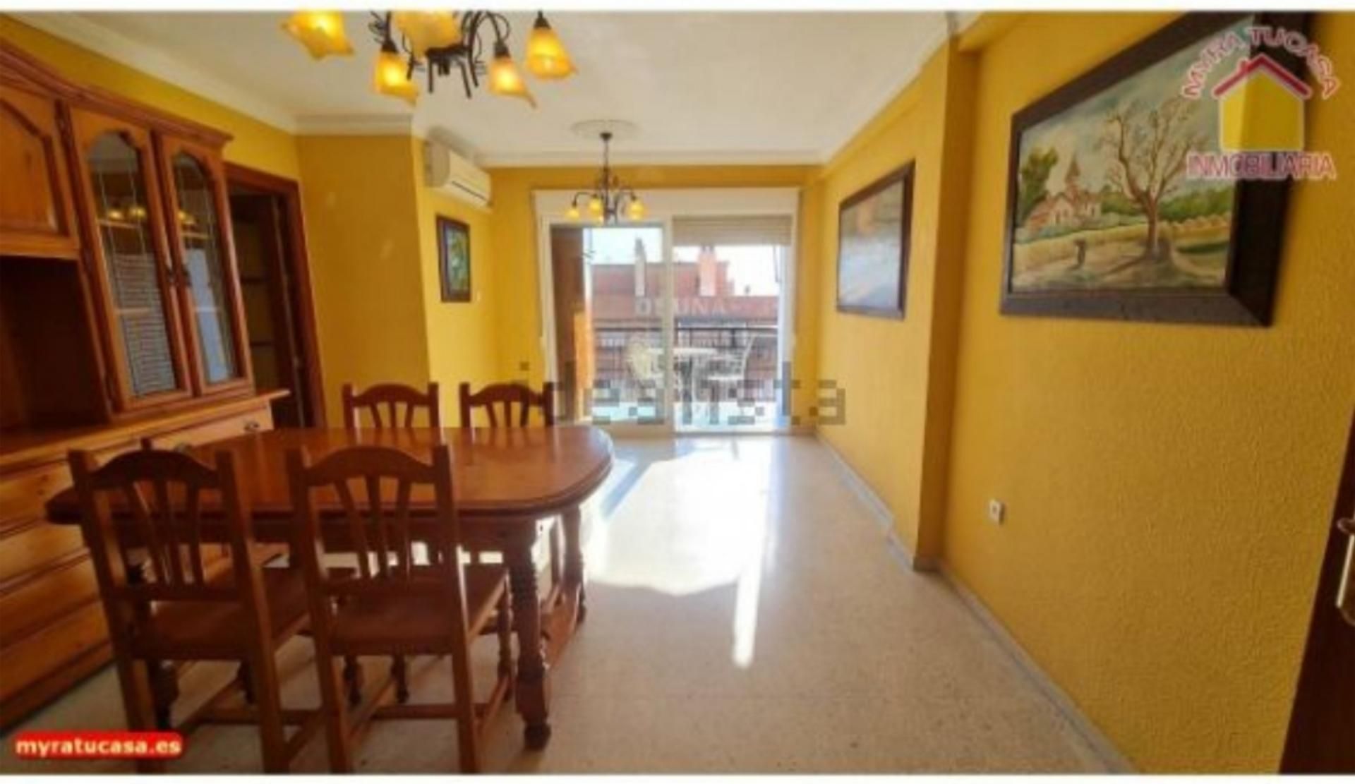 Dining room of Flat for sale in  Granada Capital  with Air Conditioner, Heating and Private garden