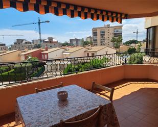 Terrace of Flat to rent in Benicasim / Benicàssim  with Air Conditioner, Terrace and Swimming Pool