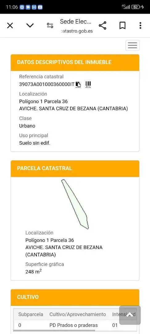 Exterior view of Constructible Land for sale in Santa Cruz de Bezana