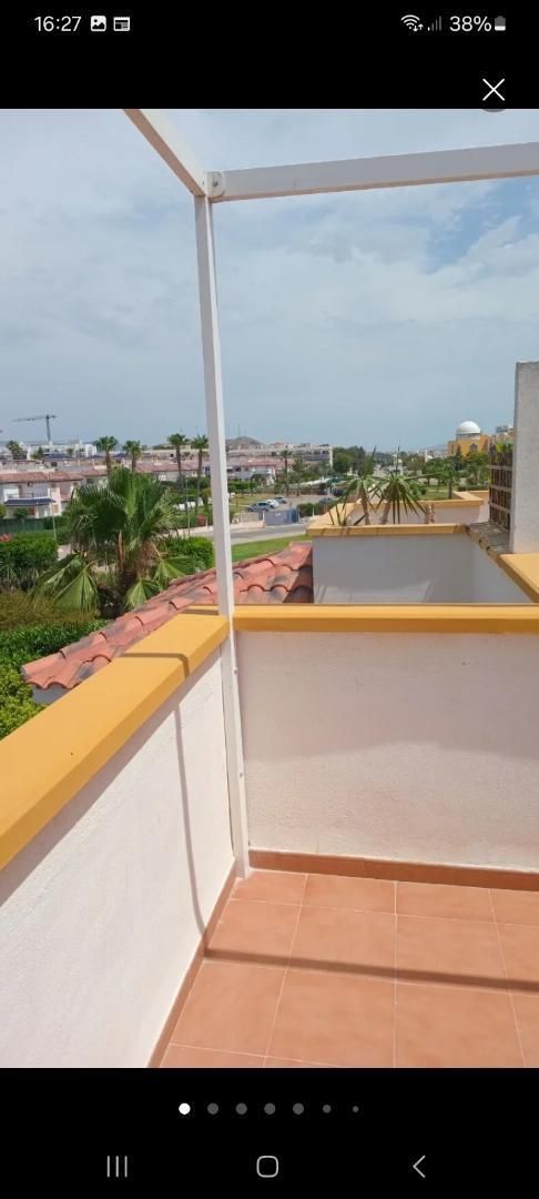 Terrace of Attic to rent in Vera  with Air Conditioner, Heating and Private garden