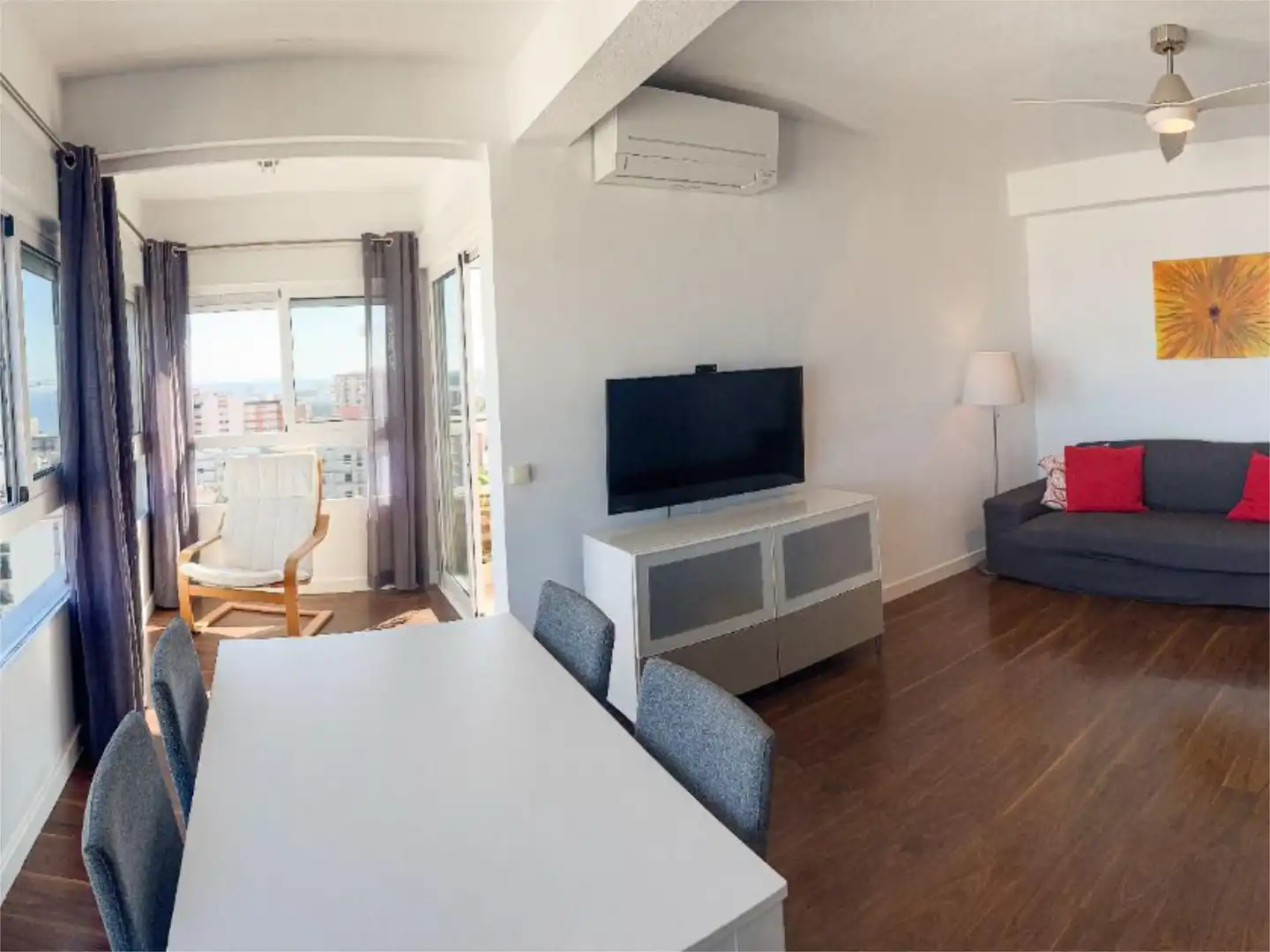 Wohnung zum Verkauf in Avenida Terramar Alto, 9, Solymar Wohnzimmer von Wohnung zum Verkauf in Benalmádena mit Klimaanlage, Terrasse und Schwimmbad