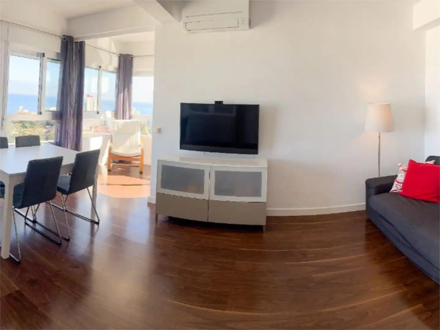 Wohnung zum Verkauf in Avenida Terramar Alto, 9, Solymar Wohnzimmer von Wohnung zum Verkauf in Benalmádena mit Klimaanlage, Terrasse und Schwimmbad