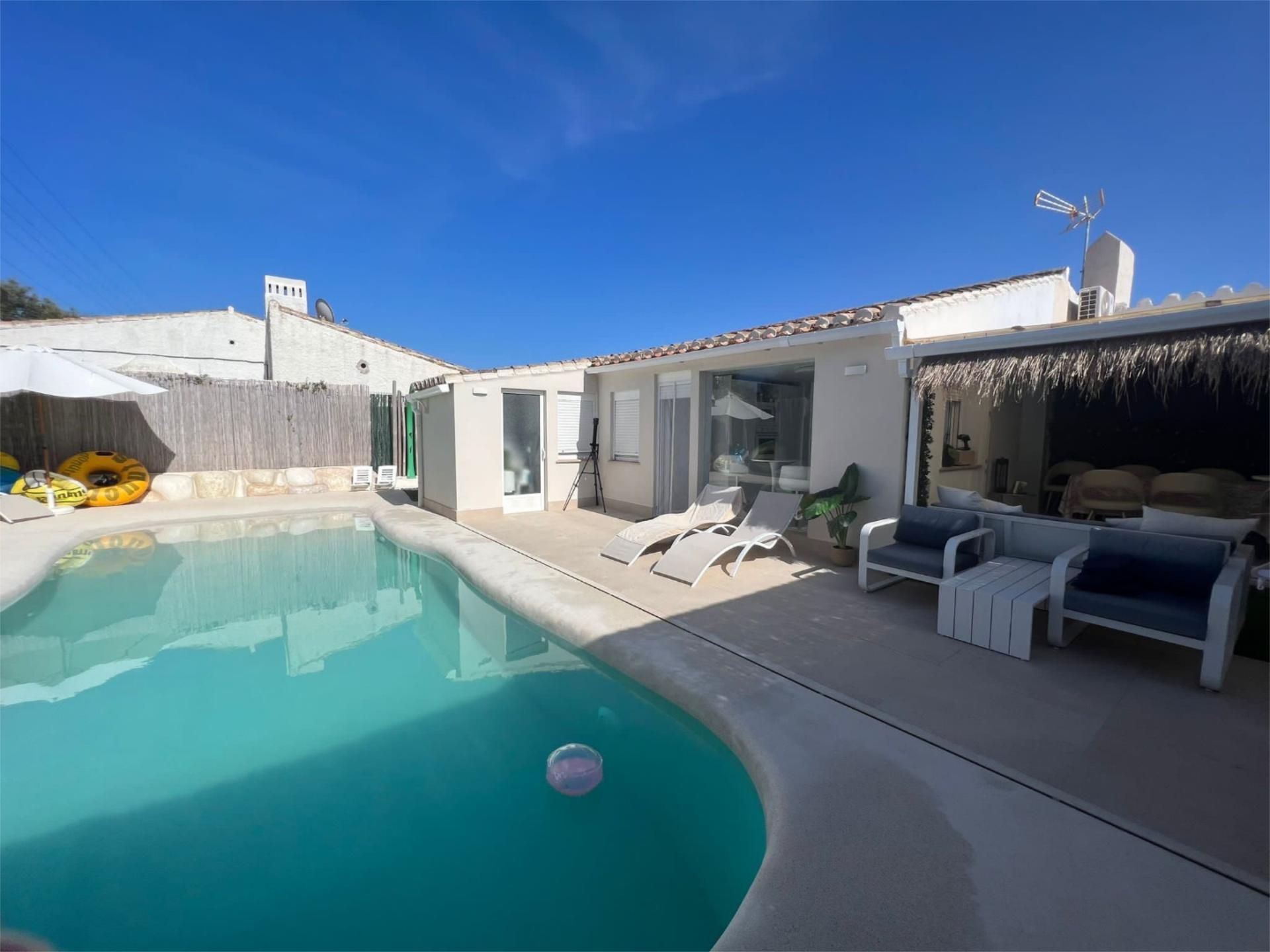 Piscina de Casa o xalet de lloguer en Mijas amb Aire condicionat, Jardí privat i Piscina