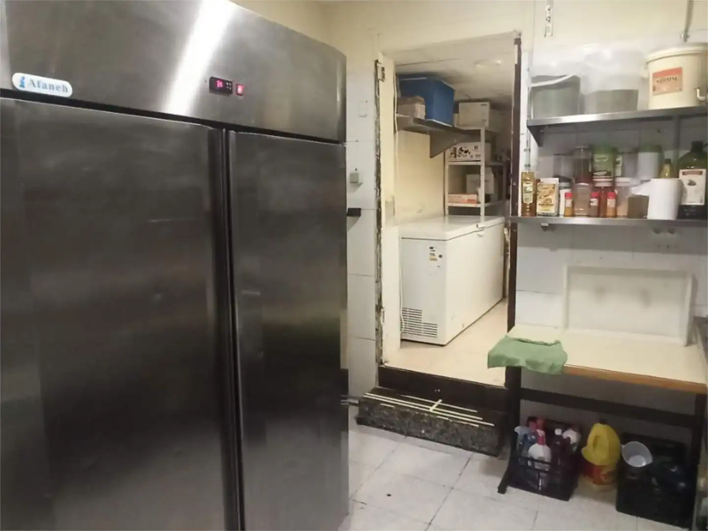 Cocina de Local en traspaso en Barcelona con Aire acondicionado y Amueblado