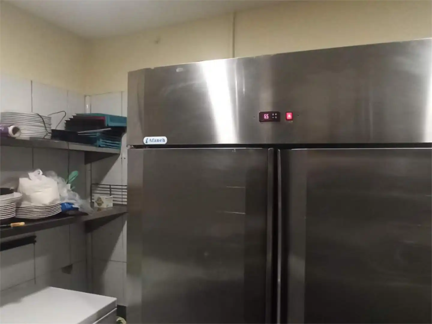 Cocina de Local en traspaso en Barcelona con Aire acondicionado y Amueblado