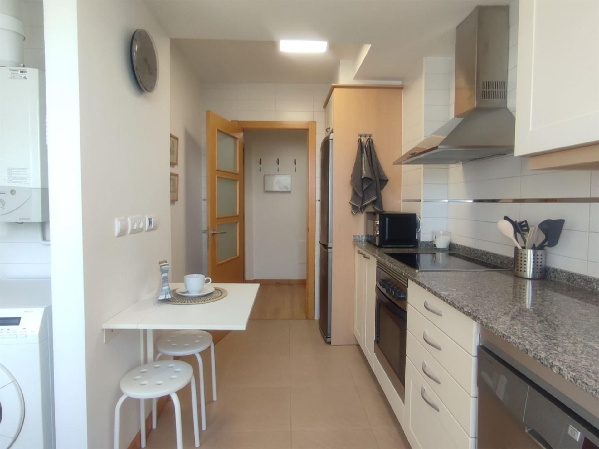 Kitchen of Flat for sale in Ferrol  with Heating, Parquet flooring and Storage room