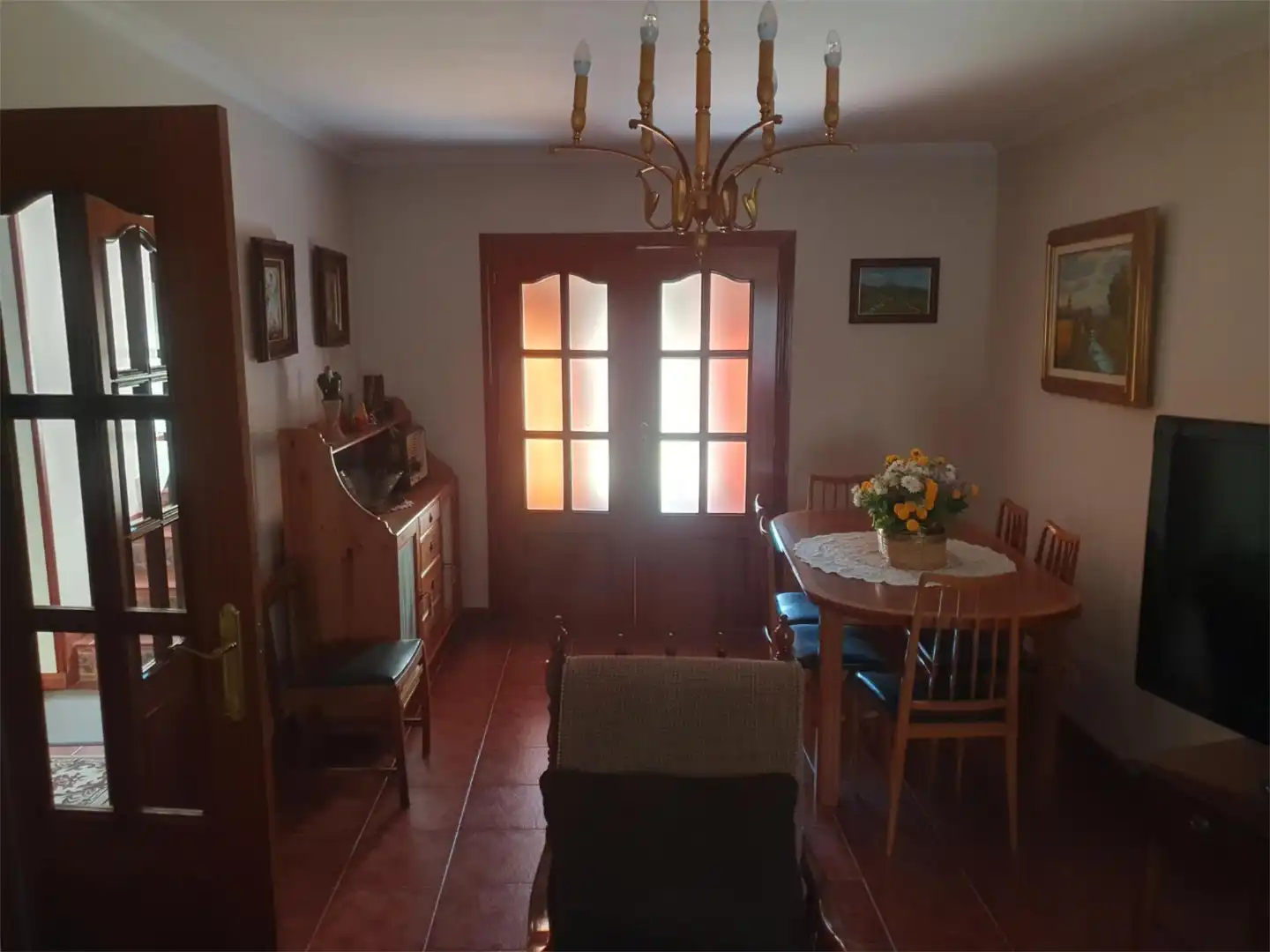 Comedor de Casa adosada en venta en Wamba con Calefacción, Jardín privado y Parquet