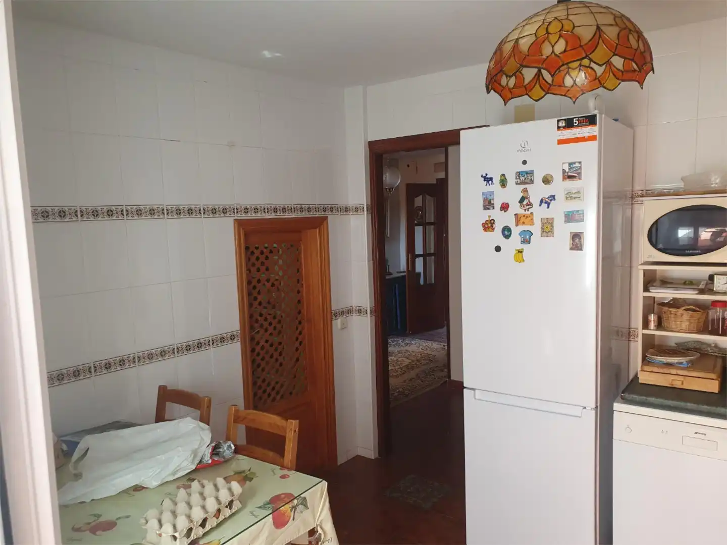 Cocina de Casa adosada en venta en Wamba con Calefacción, Jardín privado y Parquet