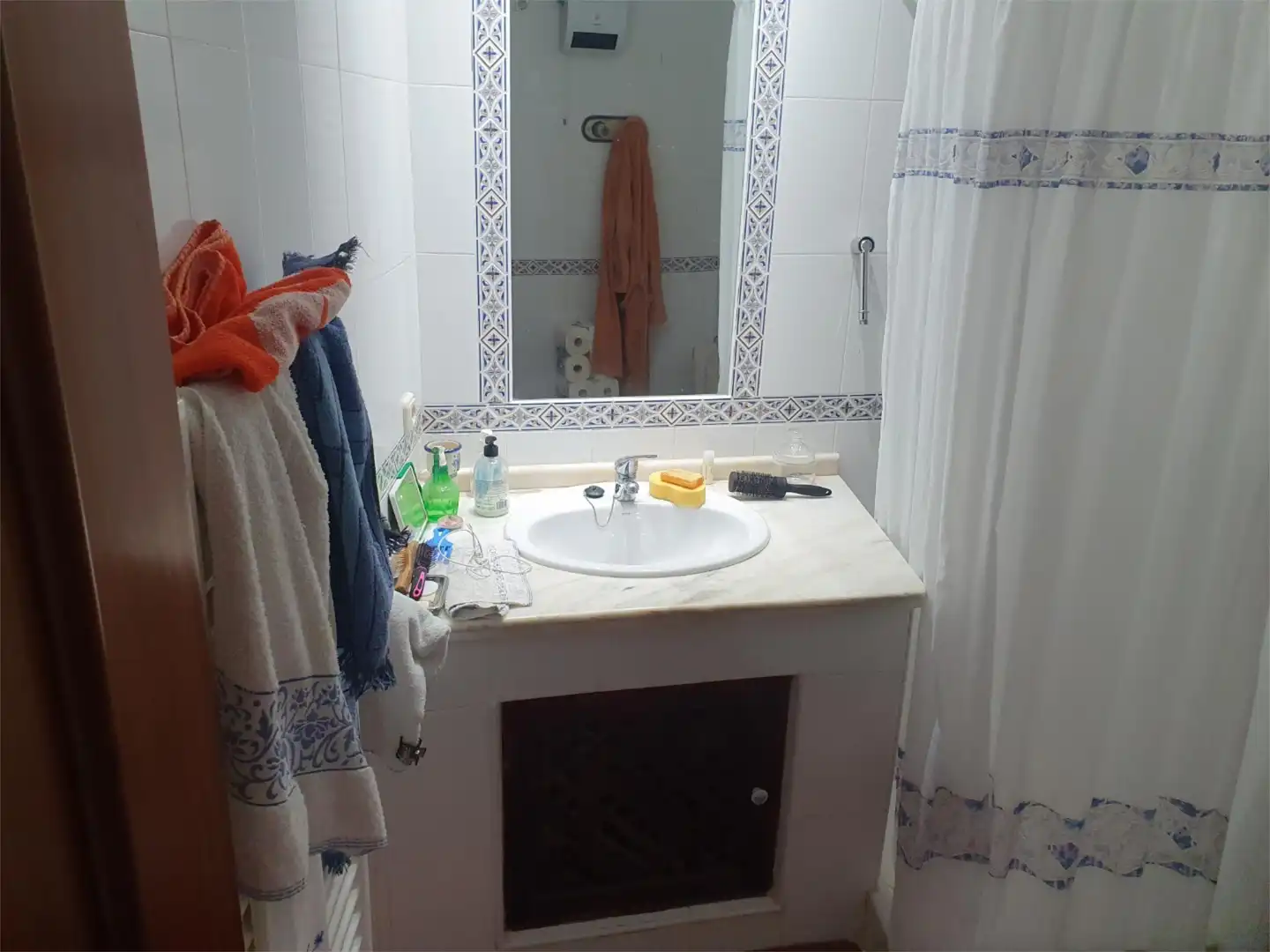 Baño de Casa adosada en venta en Wamba con Calefacción, Jardín privado y Parquet