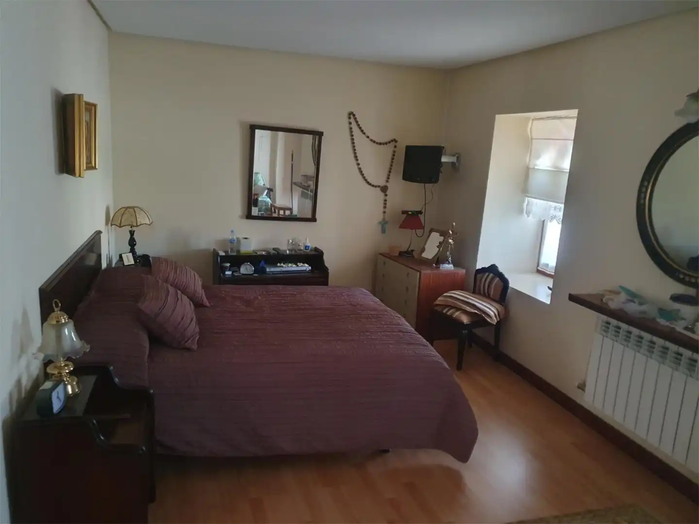Habitación de Casa adosada en venta en Wamba con Calefacción, Jardín privado y Parquet
