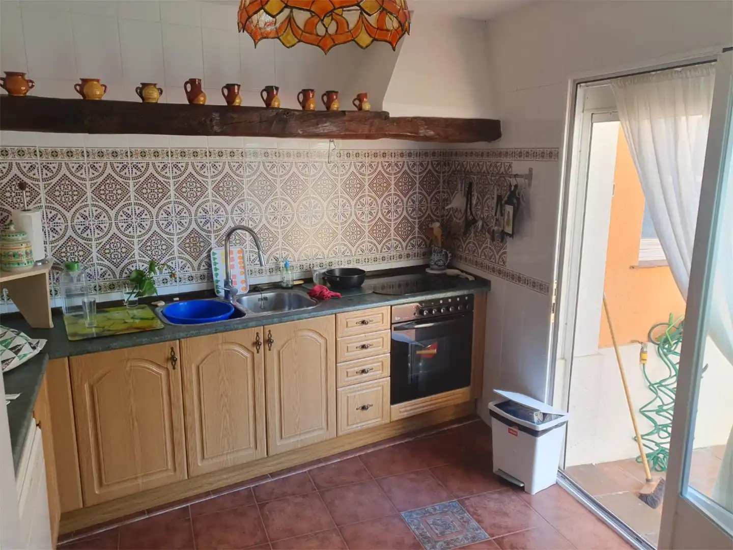 Cocina de Casa adosada en venta en Wamba con Calefacción, Jardín privado y Parquet