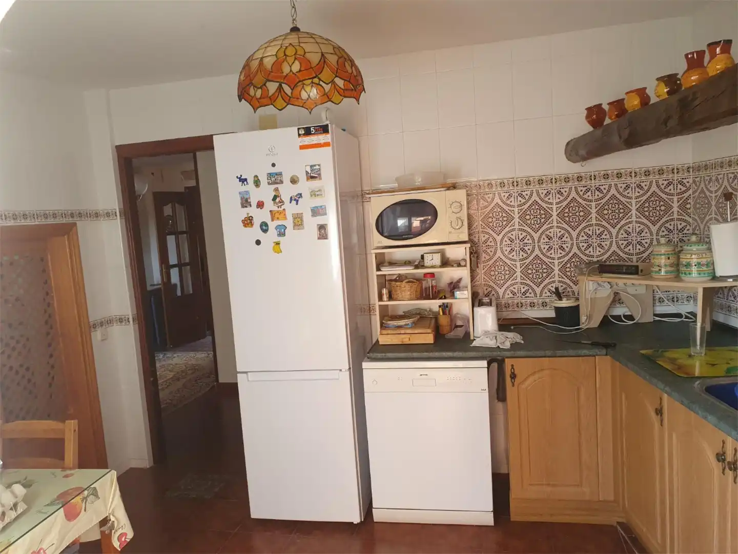 Cocina de Casa adosada en venta en Wamba con Calefacción, Jardín privado y Parquet