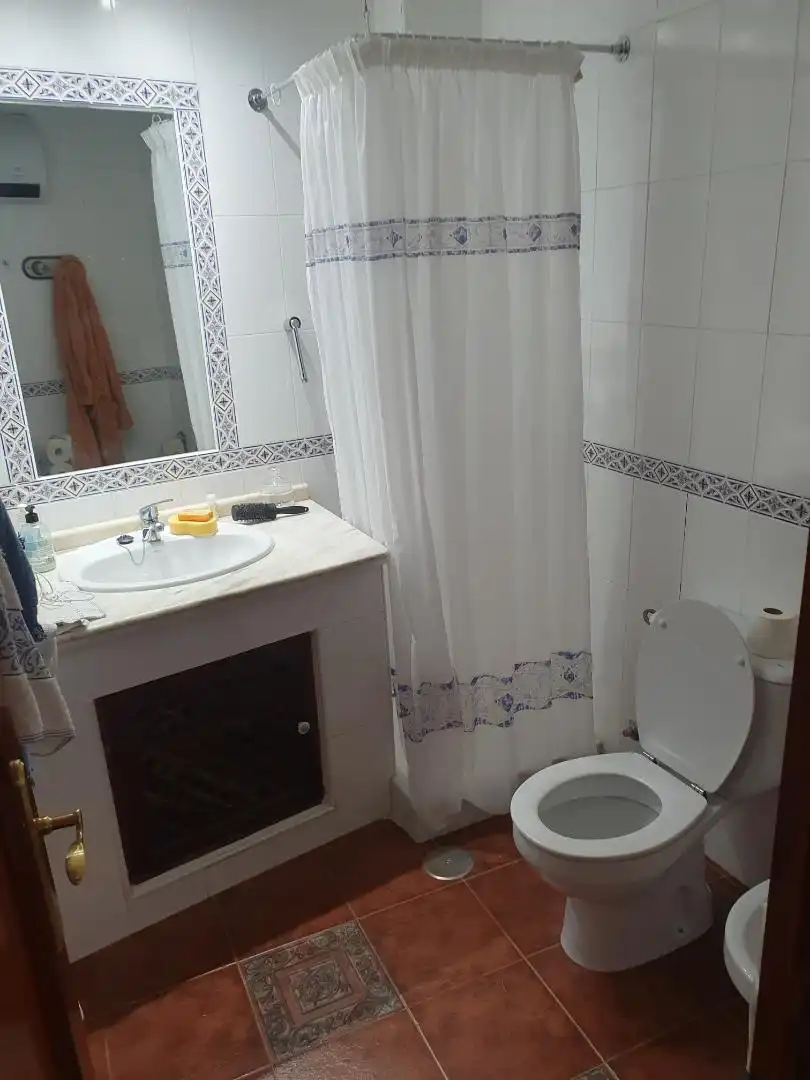 Baño de Casa adosada en venta en Wamba con Calefacción, Jardín privado y Parquet