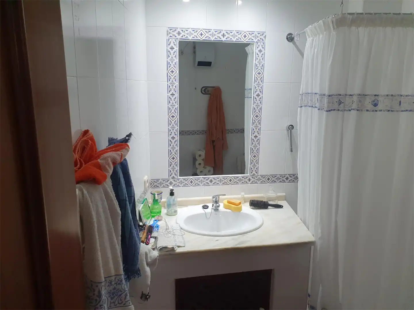 Baño de Casa adosada en venta en Wamba con Calefacción, Jardín privado y Parquet