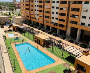 Swimming pool of Flat to share in Málaga Capital  with Heating, Private garden and Terrace