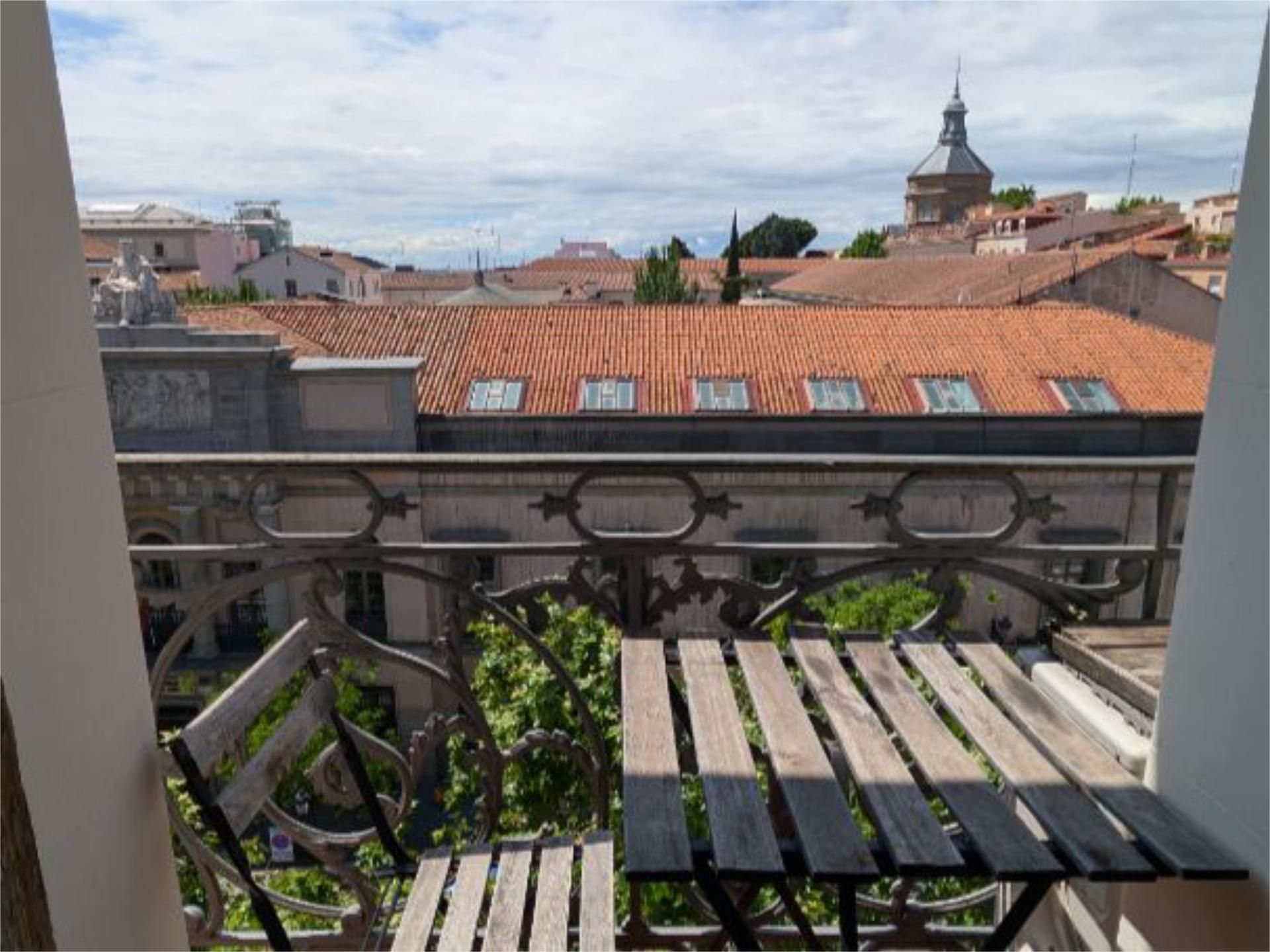 Terrace of Flat to rent in  Madrid Capital  with Air Conditioner, Heating and Parquet flooring