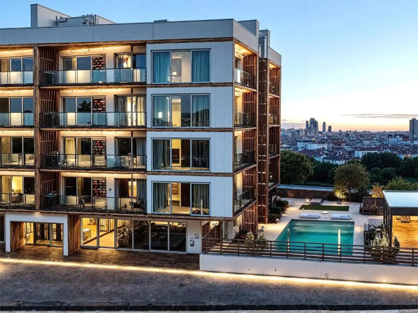 Flat for sale in Avinguda de la Pau, 41, Mercat - Mas Moixa Exterior view of Flat for sale in Blanes with Air Conditioner, Private garden and Terrace