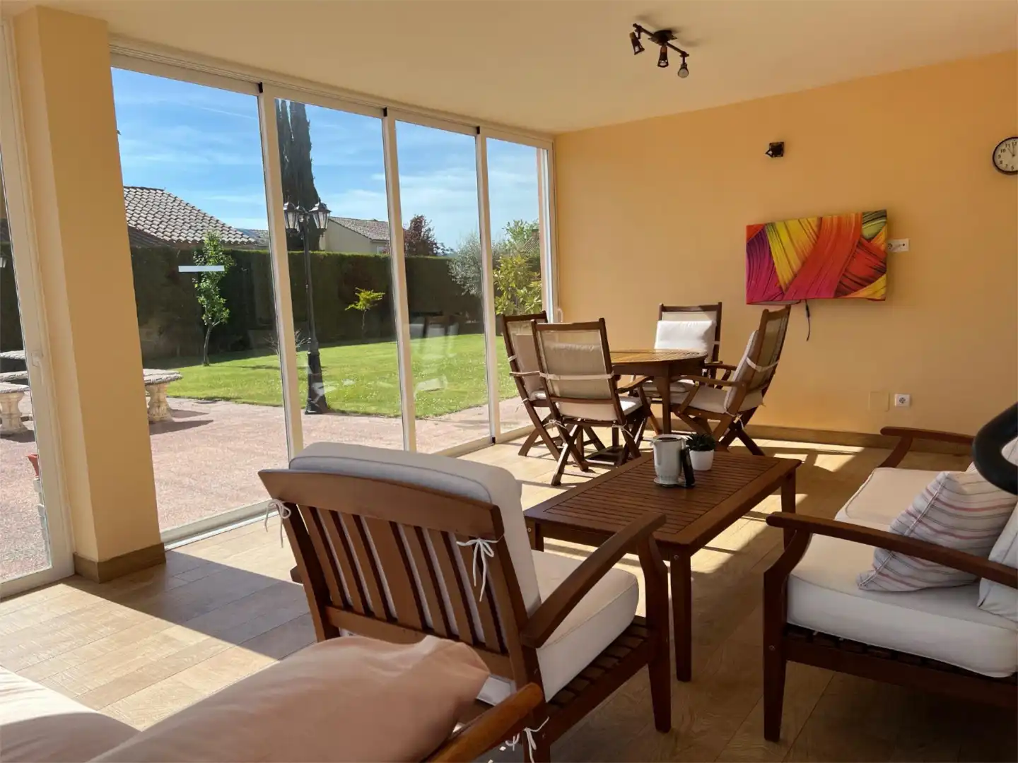 Terrace of Flat for sale in Renedo de Esgueva  with Heating, Private garden and Parquet flooring