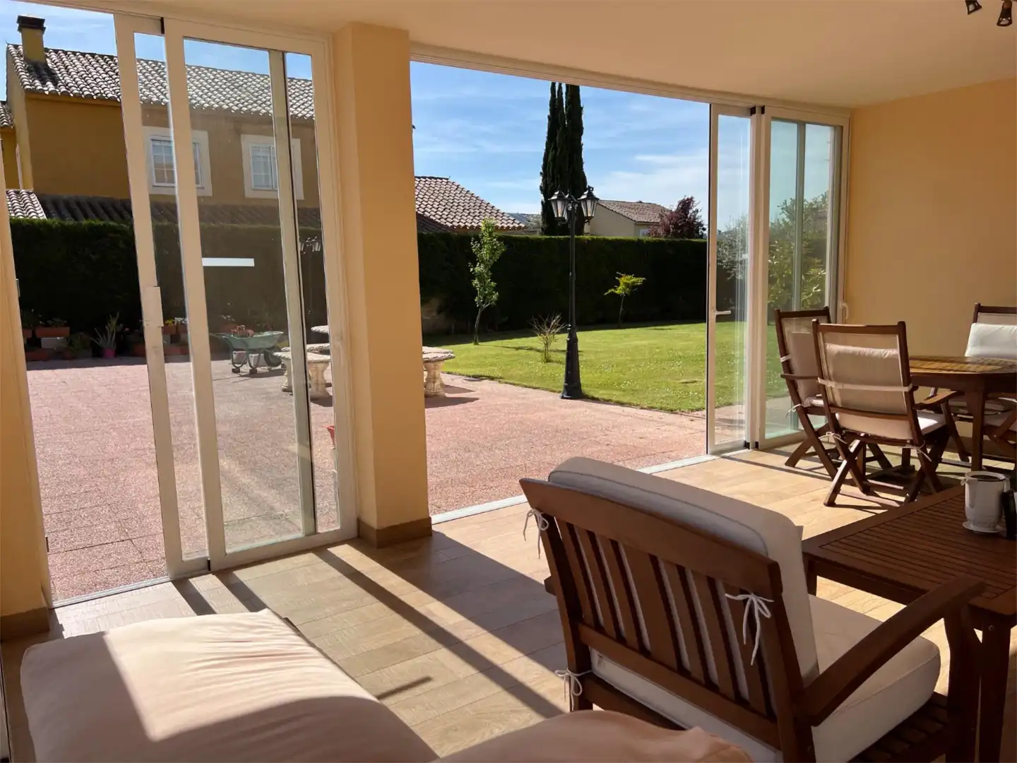Terrace of Flat for sale in Renedo de Esgueva  with Heating, Private garden and Parquet flooring
