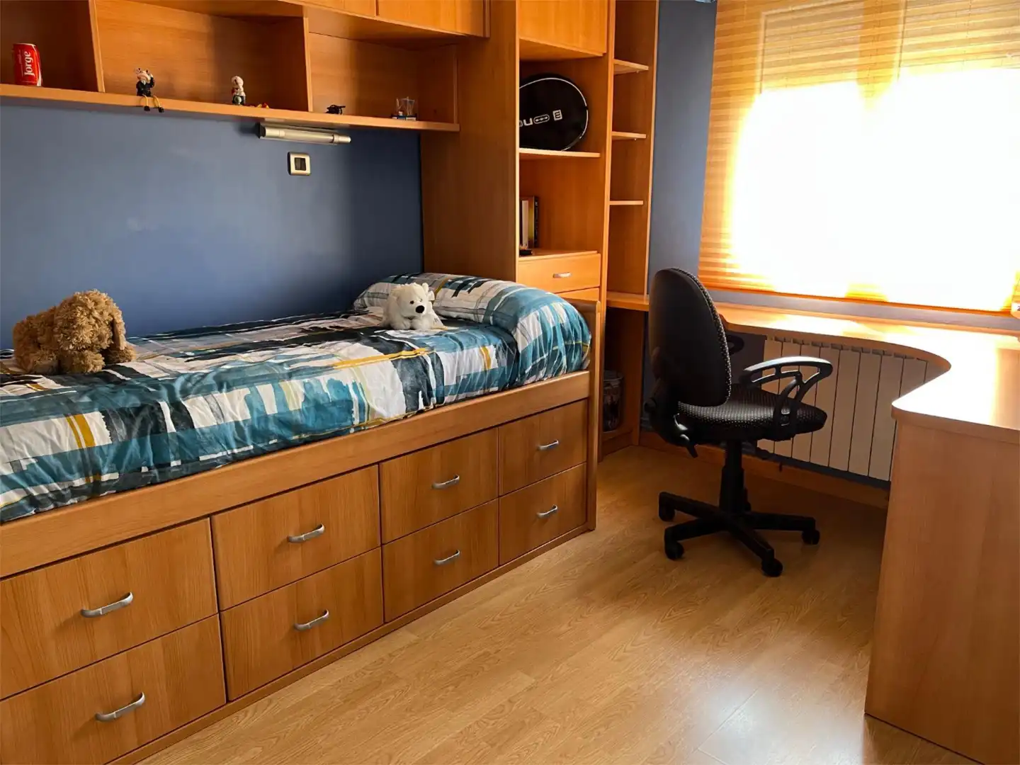 Bedroom of Flat for sale in Renedo de Esgueva  with Heating, Private garden and Parquet flooring