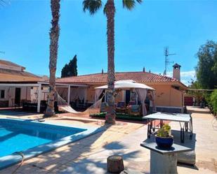 Exterior view of Single-family semi-detached for sale in Mutxamel  with Heating, Private garden and Terrace