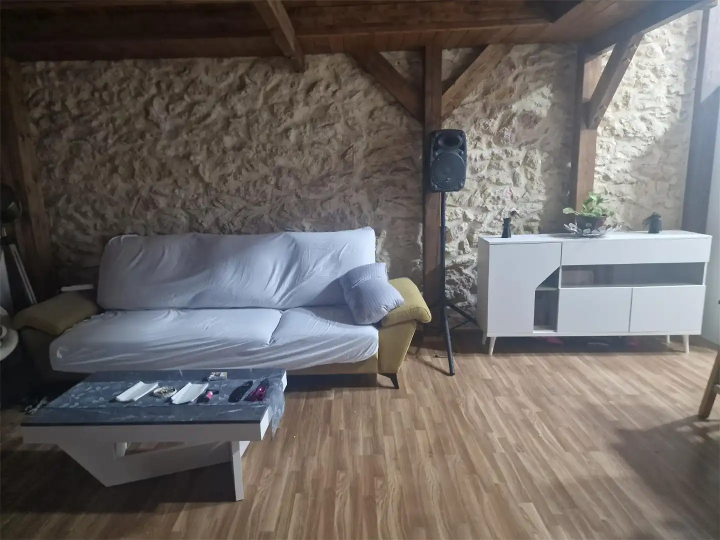Sala d'estar de Casa adosada en venda en Alicante / Alacant amb Aire condicionat, Forn i Microones