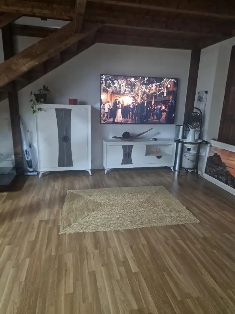 Sala d'estar de Casa adosada en venda en Alicante / Alacant amb Aire condicionat, Forn i Microones