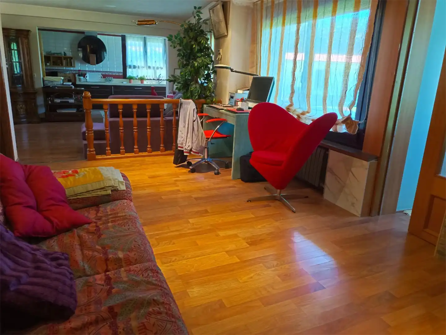 Casa o chalet en venta en Avenida de Madrid, 9, Mansilla Mayor Sala de estar de Casa o chalet en venta en Mansilla Mayor con Calefacción, Jardín privado y Parquet