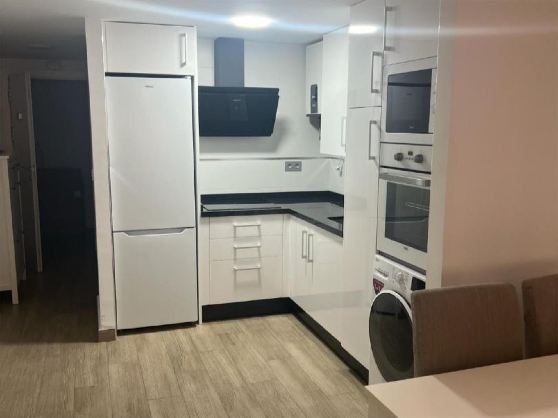 Kitchen of Flat for sale in  Melilla Capital  with Air Conditioner, Furnished and Video intercom