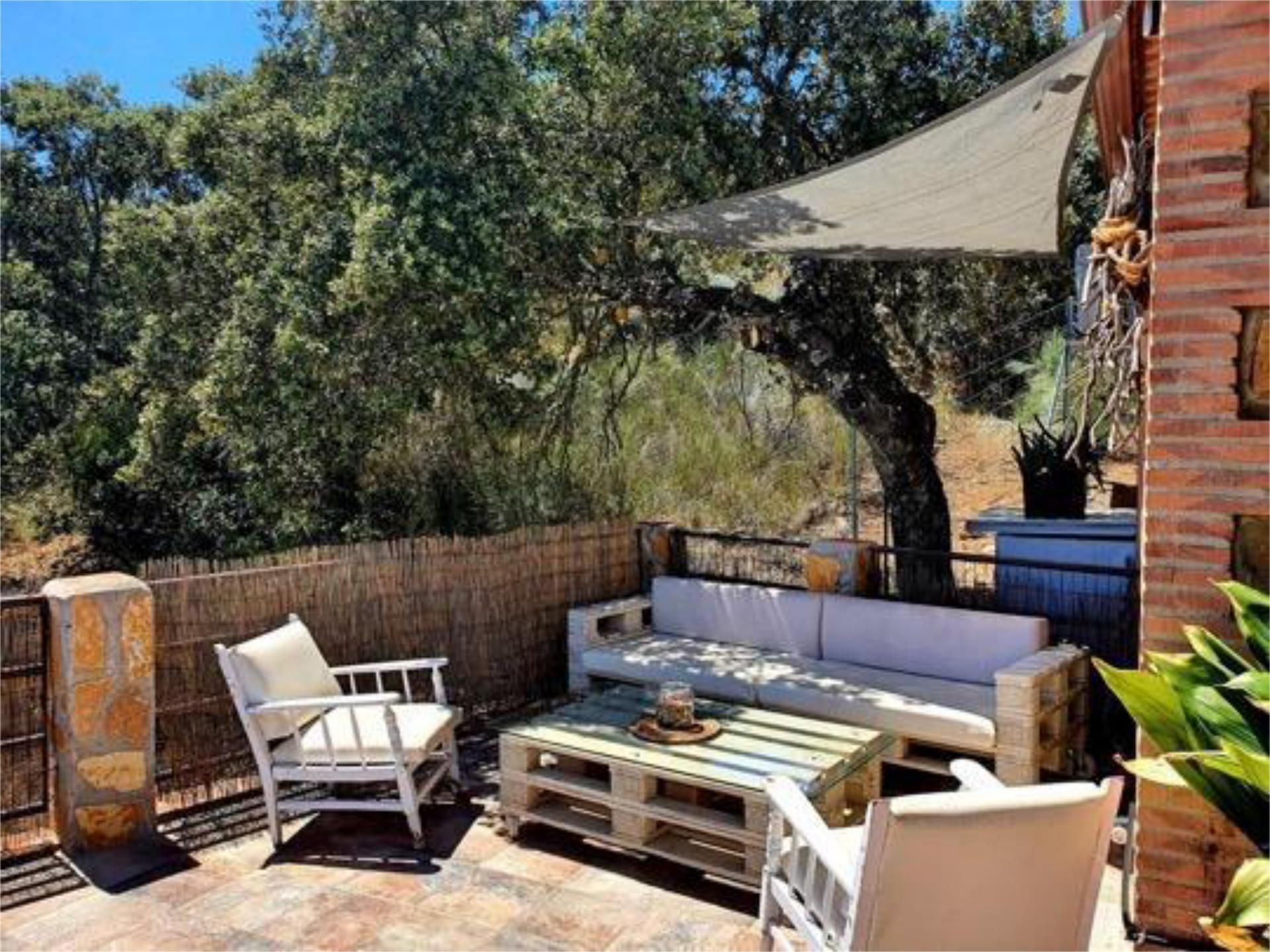 Terrace of Single-family semi-detached to rent in Herrera del Duque  with Heating, Private garden and Terrace