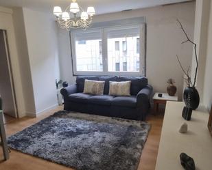 Sala d'estar de Apartament de lloguer en Vigo  amb Calefacció, Parquet i Terrassa