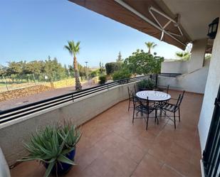 Terrasse von Wohnungen miete in Monforte del Cid mit Klimaanlage, Heizung und Privatgarten