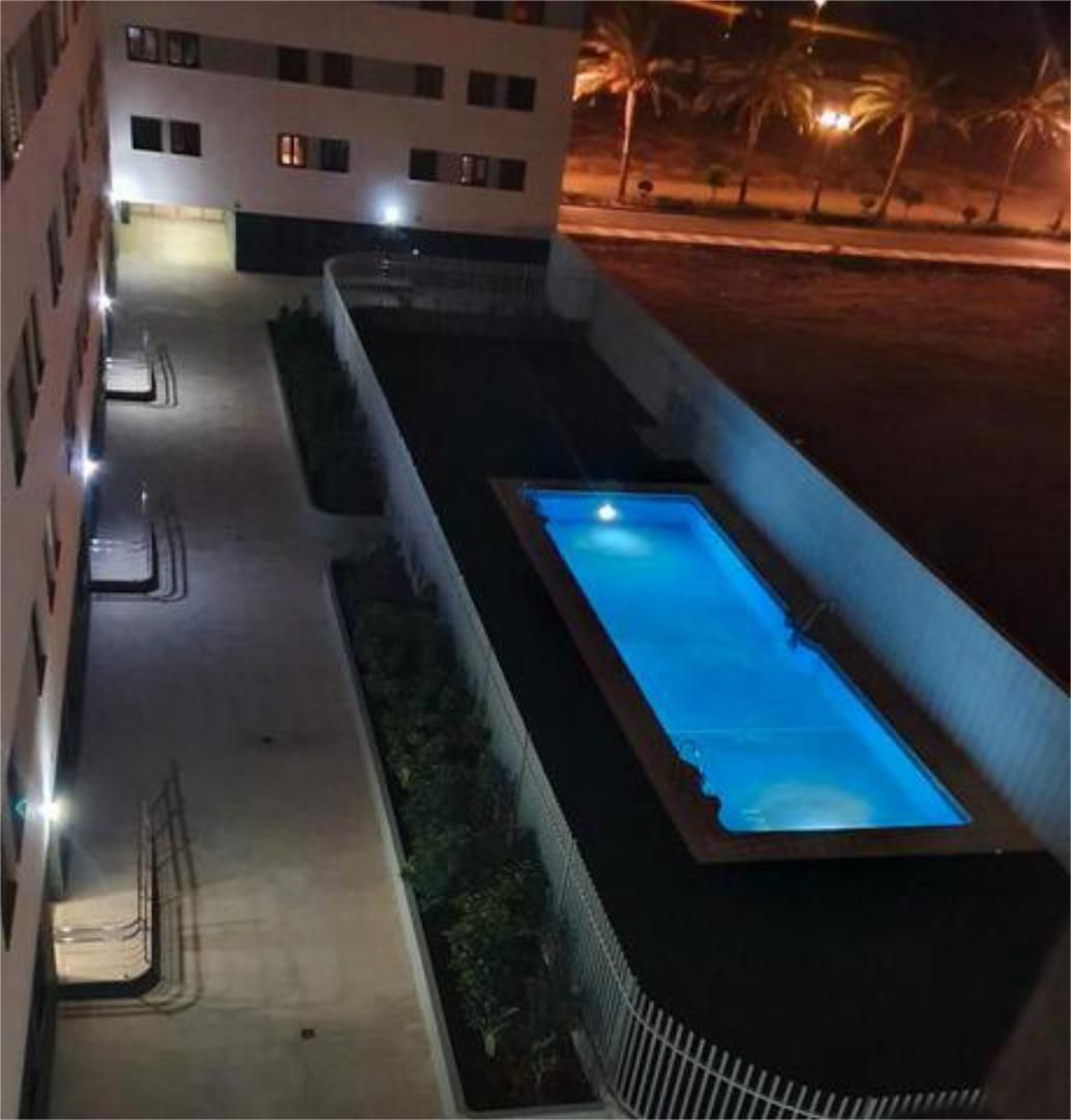 Swimming pool of Flat for sale in Roquetas de Mar  with Heating, Private garden and Terrace