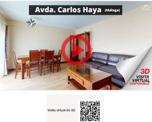 Sala d'estar de Pis en venda en Málaga Capital amb Aire condicionat i Balcó