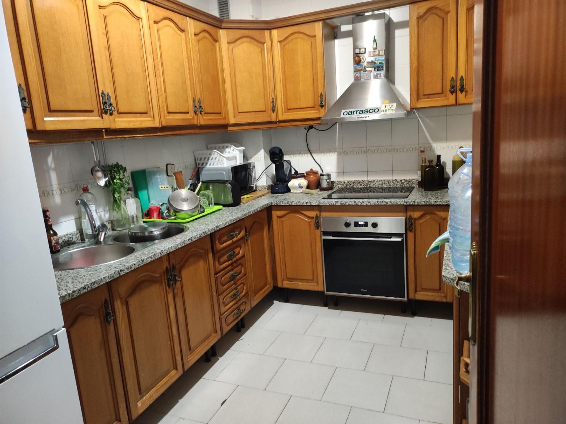 Kitchen of Flat for sale in Zafra  with Air Conditioner, Terrace and Balcony