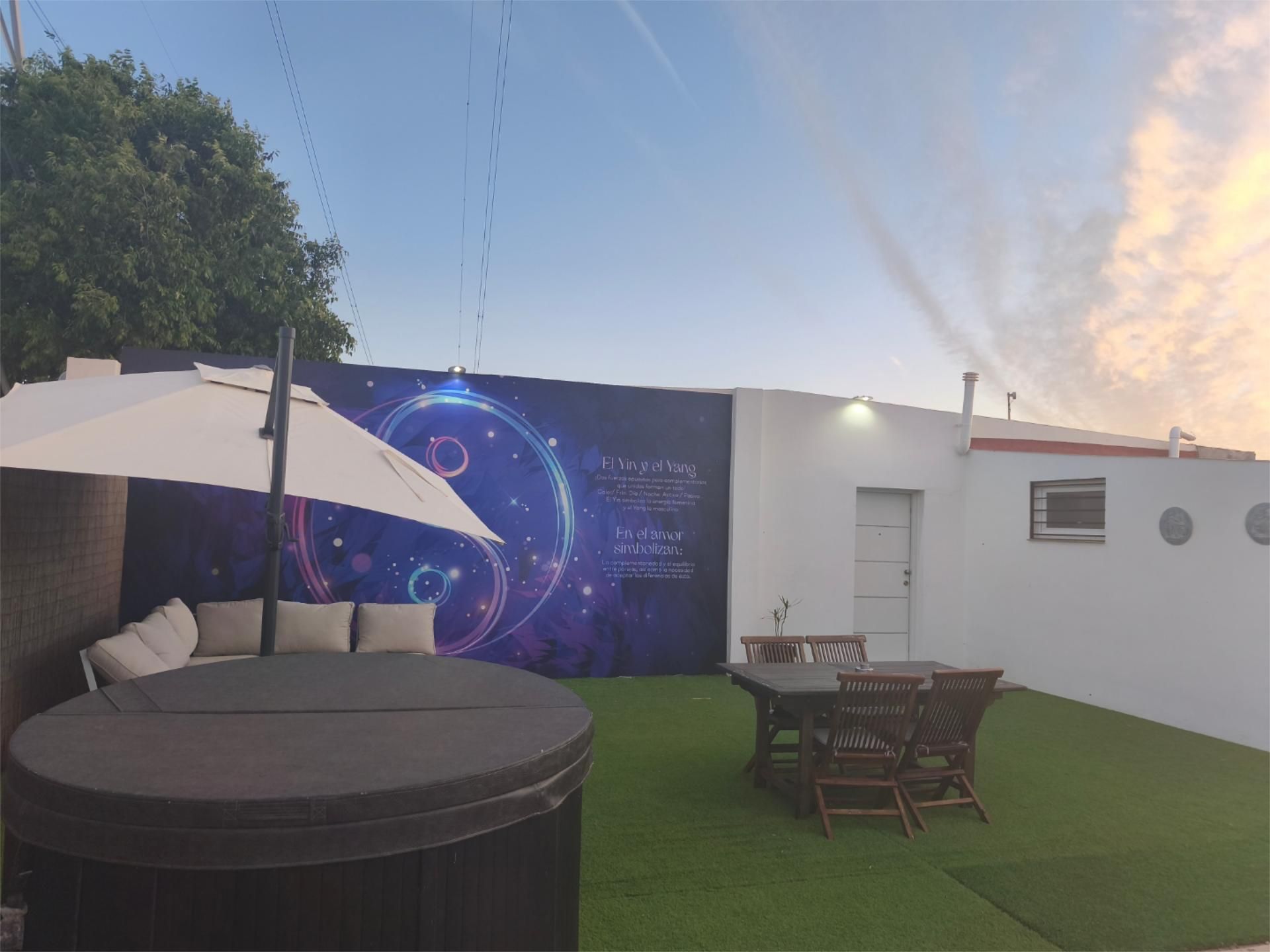 Terrace of Loft to rent in Almazora / Almassora  with Air Conditioner, Private garden and Terrace