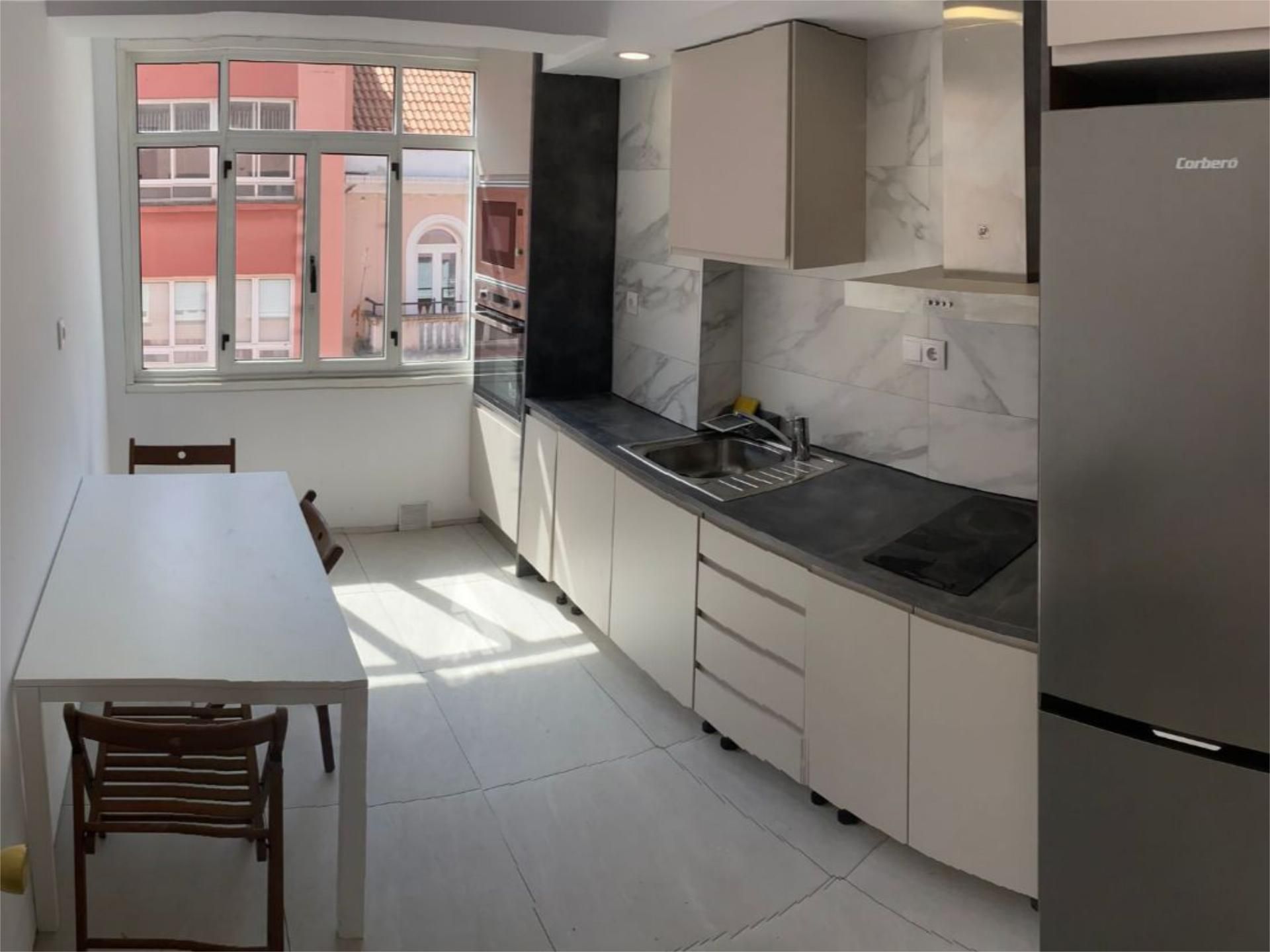Kitchen of Flat for sale in Ferrol  with Furnished