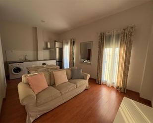 Sala d'estar de Apartament de lloguer en Jerez de la Frontera amb Jardí privat, Parquet i Terrassa