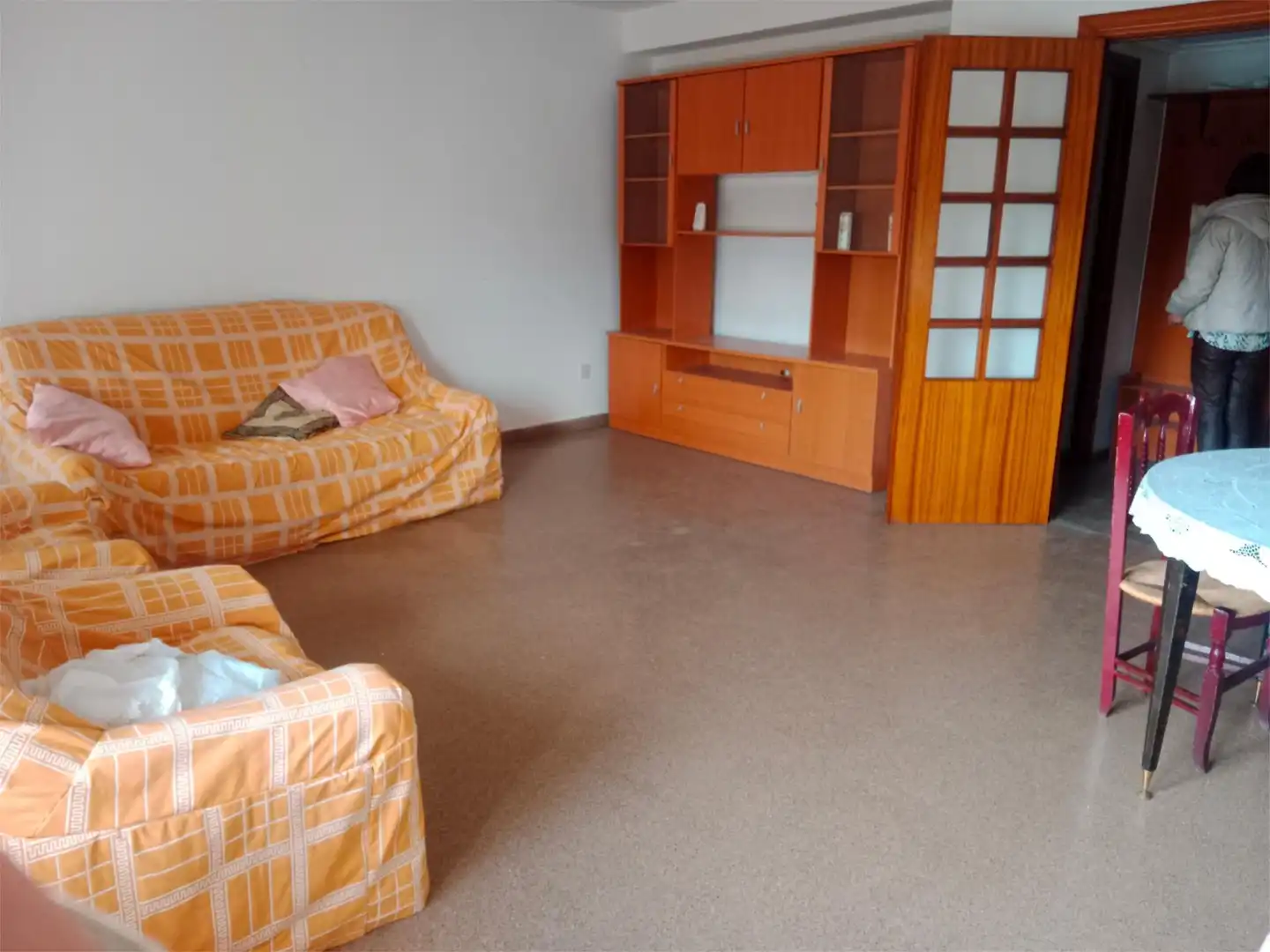Living room of Flat for sale in La Almunia de Doña Godina   with Terrace, Storage room and Furnished