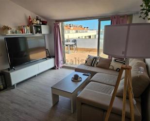 Sala d'estar de Àtic en venda en Ciutadella de Menorca amb Parquet, Terrassa i Moblat
