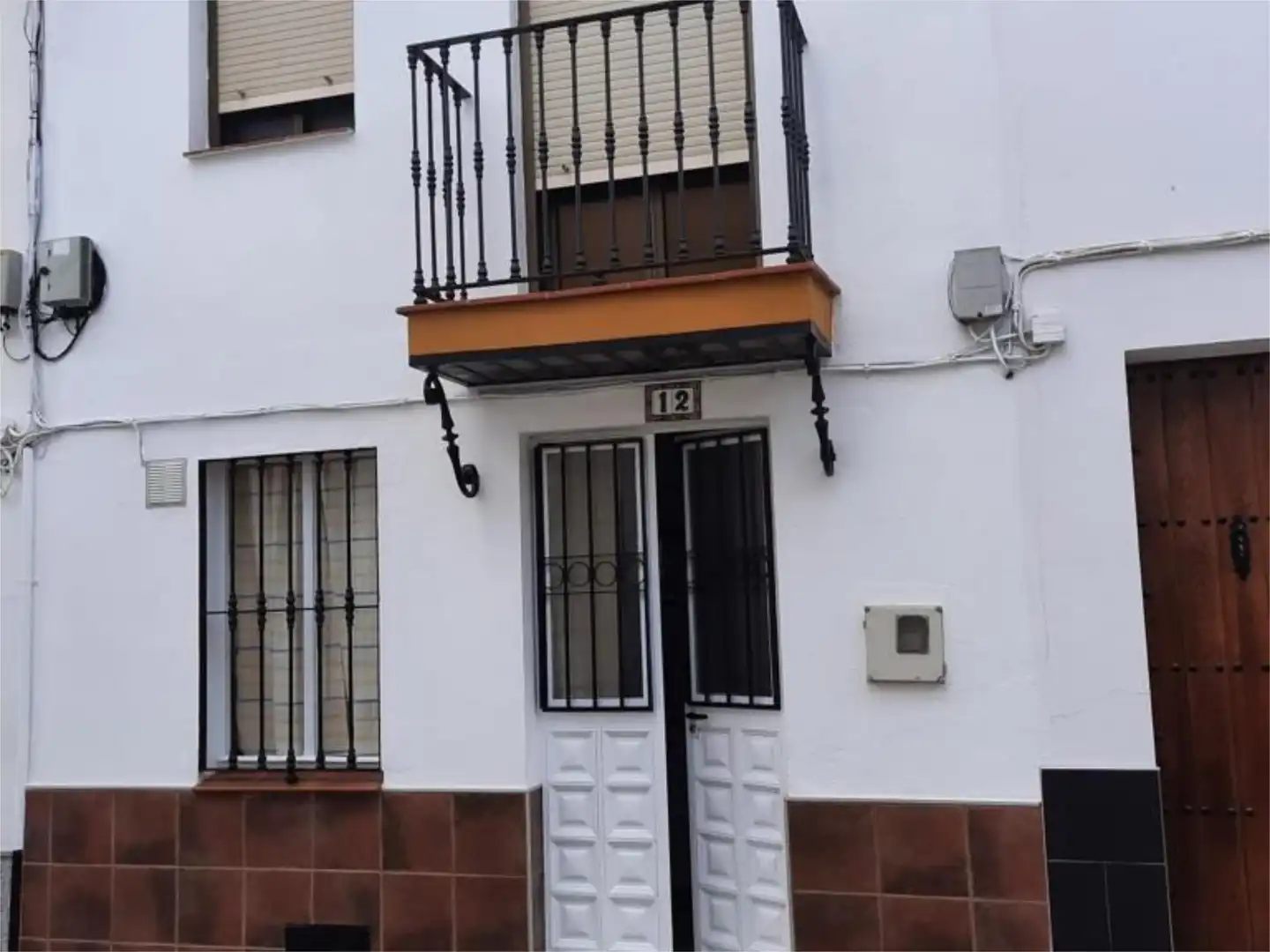 Vista exterior de Piso de alquiler en Cortegana con Amueblado y Balcón