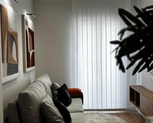 Living room of Flat for sale in Santander  with Heating, Parquet flooring and Furnished