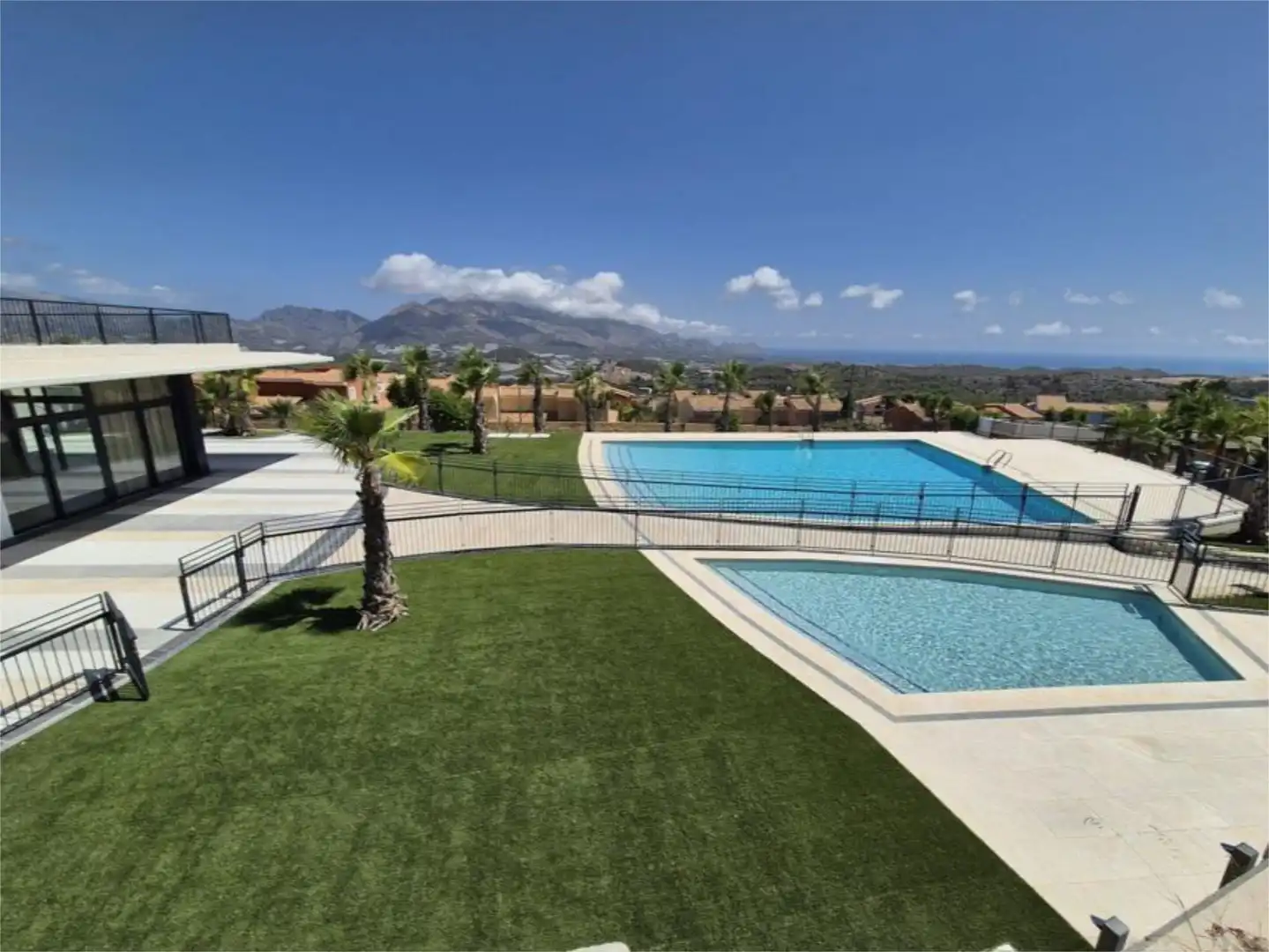 Piscina de Casa o xalet en venda en Polop amb Aire condicionat, Terrassa i Piscina