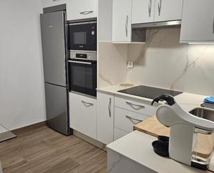 Kitchen of Flat to rent in Santiago de Compostela   with Parquet flooring, Furnished and Oven