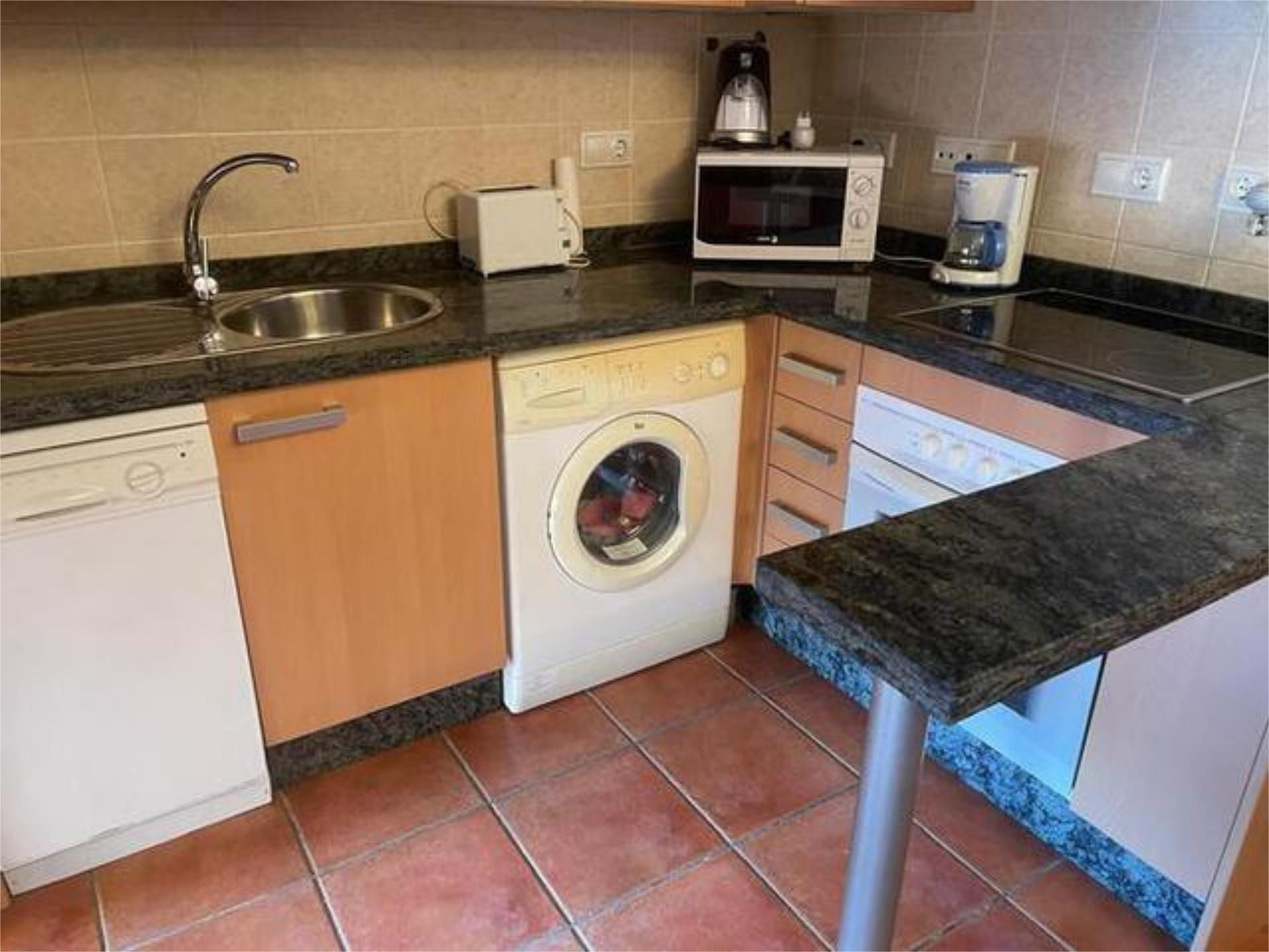 Kitchen of Flat to rent in Vera  with Heating, Private garden and Terrace