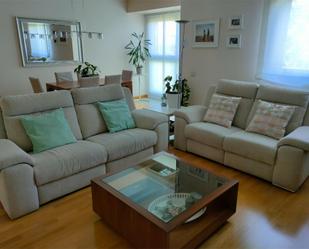 Sala d'estar de Pis en venda en  Madrid Capital amb Aire condicionat, Calefacció i Jardí privat