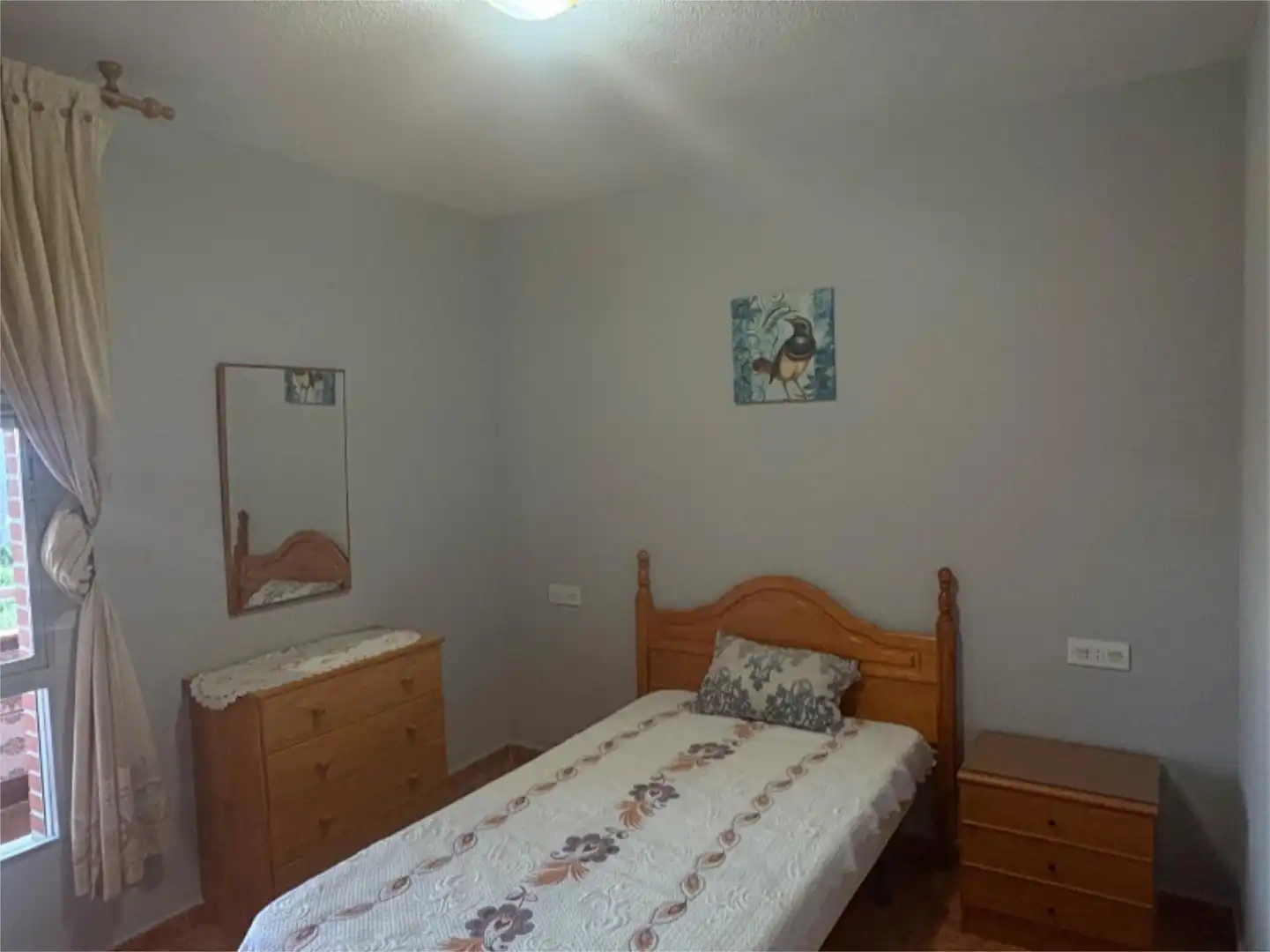 Schlafzimmer von Wohnung zur Miete in Jaraíz de la Vera mit Klimaanlage, Terrasse und Möbliert